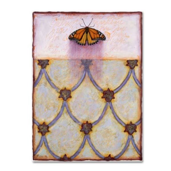 Rachel Paxton 'Peaked Hill Monarch' Canvas Art, 24x32, Trademark Fine Art, Mfr#: ALI2444-C2432GG